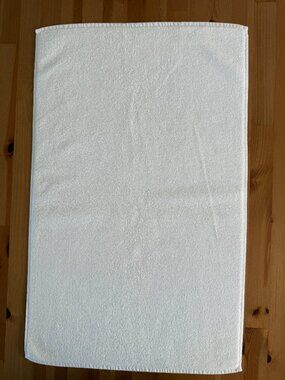Parachute White Plush Bath Mat 100% Turkish Cotton